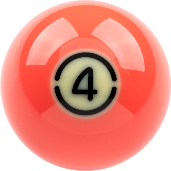 Aramith Tournament TV Replacement Ball – #4 | Golden Break Billiards